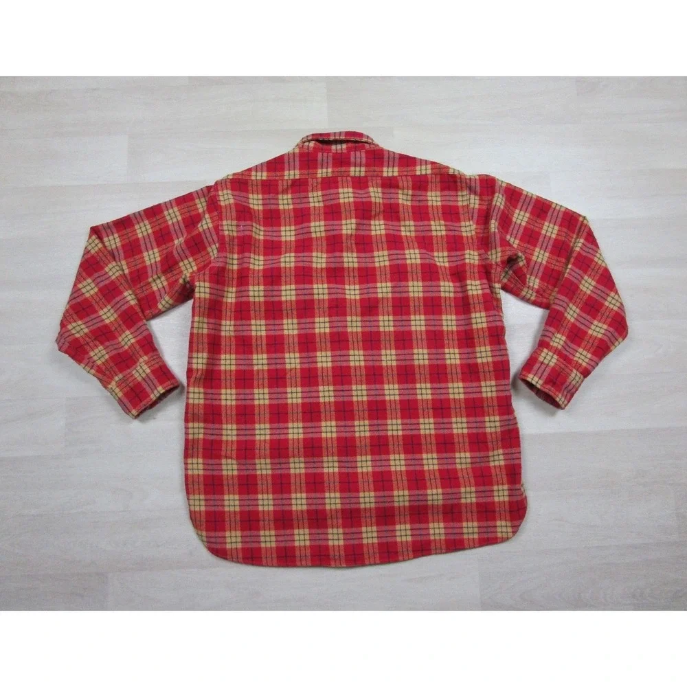 Vintage 80s 90s LL Bean Timberline Flannel‎ Shirt Men's (16) Plaid
